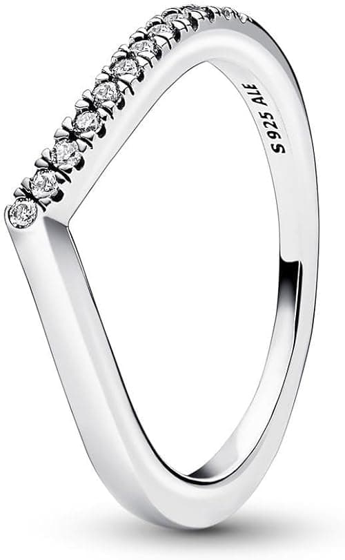 PANDORA Timeless Ring Wunsch, halb funkelnd, Sterlingsilber, mit klarem Cubic Zirkonia on Amazon.ae - Price Tracker