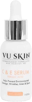 VU Skin Vitamin C & E Serum for Face with Ferulic Acid – Antioxidant Facial Moisturizer and Anti-Aging Treatment – Hydrating Anti-Wrinkle Formula with Dark Spot Corrector for Women and Men (1 oz) - Amazon.ae Price Tracker