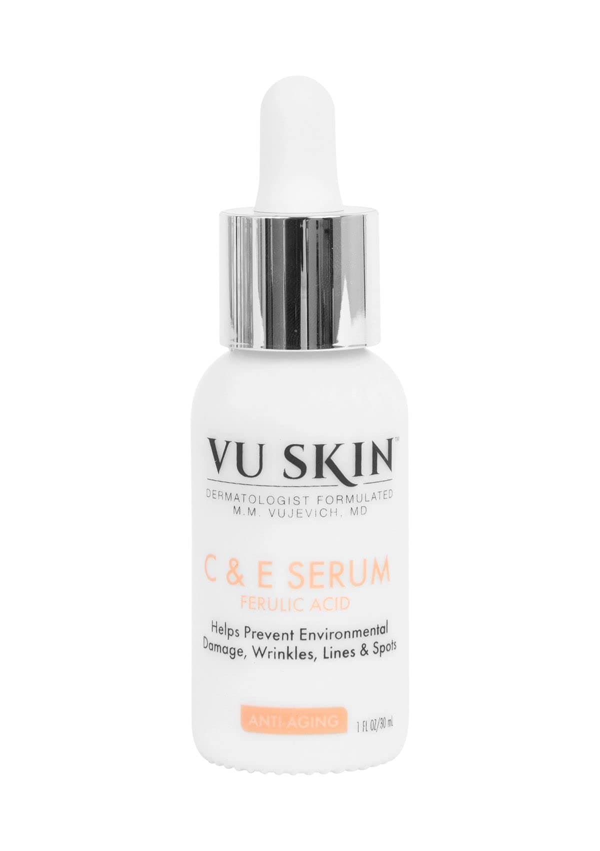 VU Skin Vitamin C & E Serum for Face with Ferulic Acid – Antioxidant Facial Moisturizer and Anti-Aging Treatment – Hydrating Anti-Wrinkle Formula with Dark Spot Corrector for Women and Men (1 oz) on Amazon.ae - Price Tracker