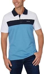 Calvin Klein Men’s Classic Fit Polo 2-Button Placket - Best Deal Finder