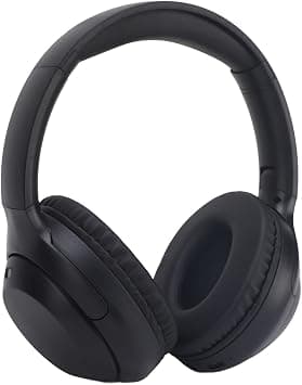 Wireless Over Ear Headphone, Foldable Noise Cancelling Over-ear Headsets Support Bluetooth & 3.5mm Interface Deep Bass Stereo Foldable Headset for Mobile/PC/TV/Travel/Office (Black) on Amazon.ae - Price Tracker