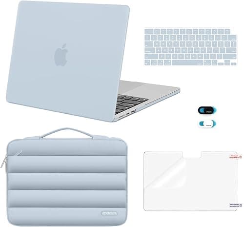 MOSISO Compatible with MacBook Air 13 inch Case 2026-2022, Baby Blue on Amazon.ae - Price Tracker