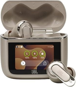 JBL Tour Pro 3, True Wireless Earbuds with Bluetooth, Built-in Battery and 40h Playback, Charging Case, Noise Cancelling and JBL Spatial 360 with Head Tracking, Beige على Amazon.ae - متتبع الأسعار