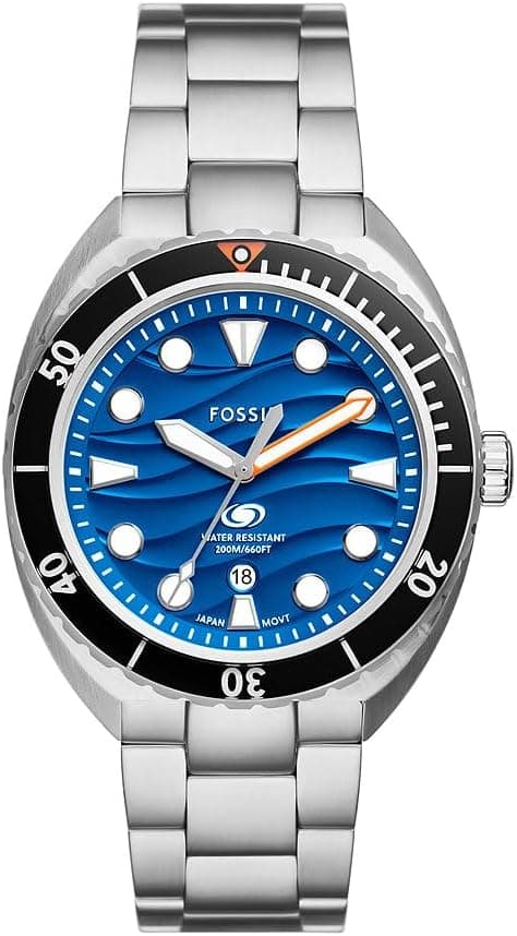 Fossil Men's Watch Breaker Three-Hand Date, Stainless Steel, FS6064 on Amazon.ae - Price Tracker