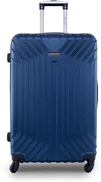 Durable 1 Piece Lightweight Cabin Size 20 inches Carrying 10KG Material-ABS 8 Wheels Hardsided Travel Suitcase - Navy on Amazon.ae - Price Tracker