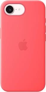 Apple iPhone 17e Silicone Case with MagSafe – Bright Guava ​​​​​​​ - متتبع أسعار Amazon.sa