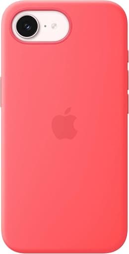 Apple iPhone 17e Silicone Case with MagSafe – Bright Guava ​​​​​​​ - متتبع أسعار Amazon.sa