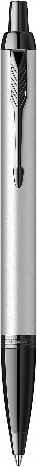 Parker Im Ballpoint Pen | Matte Grey With Black Trim | Medium Point With Blue Ink Refill | Gift Box on Amazon.sa - Price Tracker