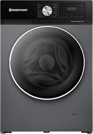 Westpoint 9KG Front Load Washing Machine Fully Automatic with INVERTER MOTOR, 1400 RPM, 16 Easy Washing Programs, Delay Start, Quick Wash in 15 Min, Led Control Panel WMT-914A25DS- NEW MODEL على Amazon.ae - متتبع الأسعار