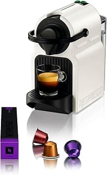 Nespresso Krups XN 1001 Inissia White | Coffee machine, compact design, 25 seconds. Heating time, 2 cup sizes, automatic shut-off, 19 bar pressure - متتبع أسعار Amazon.sa