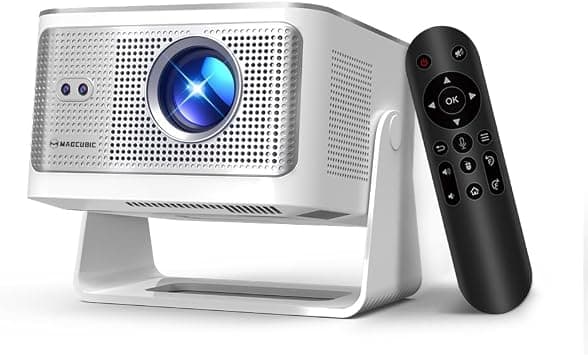 Portable Projector 1080P with 8K Decoding, 550 ANSI Lumens, Android 14 Smart Home Theater Projectors, Outdoor Movie Proyector with Auto Focus & 6D Keystone, WiFi 6 and Bluetooth 5.4 HY350MAX على Amazon.ae - متتبع الأسعار