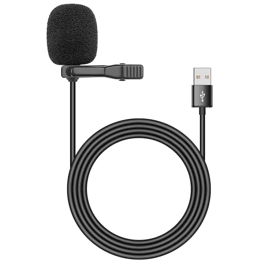 eWINNER USB Lavalier Lapel Clip-on Omnidirectional Computer Microphone for Laptop, PC and Mac, Perfect Podcasting, Gaming, Streaming and Desktop Mic on Amazon.ae - Price Tracker