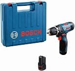 Bosch LI Professional, 12V, 06019F3070, Blue, 2 x 1.5 Ah Batteries with Charger and Carry Case - متتبع أسعار Amazon.sa