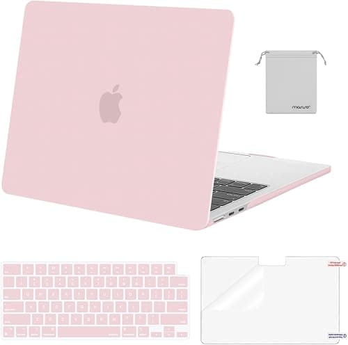 MOSISO Compatible with MacBook Air 13 inch Case 2026, Baby Pink على Amazon.ae - متتبع الأسعار
