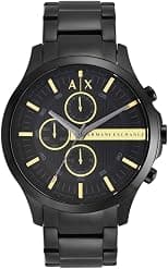 A|X Armani Exchange Chronograph Watch for Men; Men's Watch with Leather, Stainless Steel or Silicone Band - Best Deal Finder