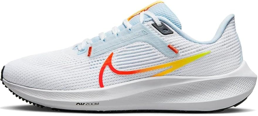 Nike Women's Running Shoes W Air Zoom Pegasus 40-White/Picante Red-Blue Tint-Laser Orange-Dv3854-102-6Uk on Amazon - Best Deal Finder