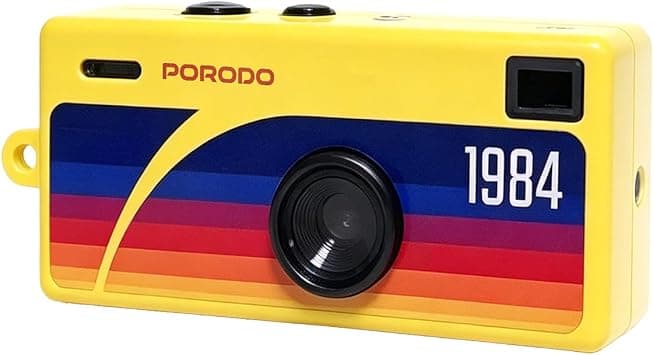 Porodo Lifestyle Memo Thumb-Sized Digital Camera, 1080P HD Recording, TF Card Support, Smart Flip Detection, One-Key Recording, Fill Light, USB-C Mini Body Cam, Yellow على Amazon.ae - متتبع الأسعار