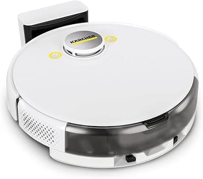 Karcher RCV 5 Robot Vacuum Cleaner with Wiping Function, App Control, LiDAR Laser Navigation, Dual Laser and AI, Mapping, Room and Obstacle Detection, 5000 Pa, 120 min Running Time, for Hard Floors - Best Deal Finder