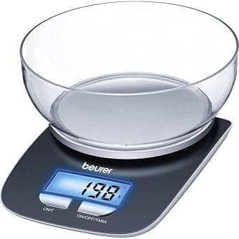 Beurer Kitchen Scale, Black, Small, 704.15 on Amazon - Best Deal Finder