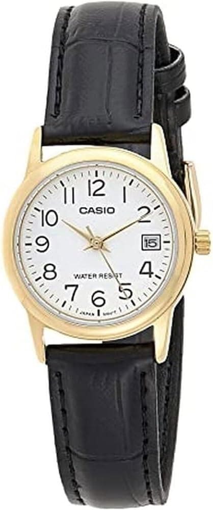 Casio Women's Watch - LTP-V002GL-7B2UDF White Dial, Black Band on Amazon.ae - Price Tracker