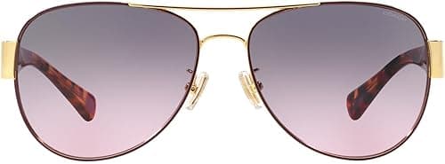 Coach HC7059 Sunglasses, Purple/Gold/Grey Purple Gradient, 58 mm, Purple/Gold/Grey Purple Gradient on Amazon.ae - Price Tracker