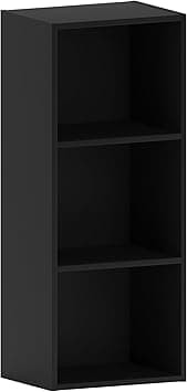 Vida Designs Oxford 3 Tier Cube Bookcase, Black Wooden Shelving Display Storage Unit Office Living Room Furniture - Amazon.ae Price Tracker