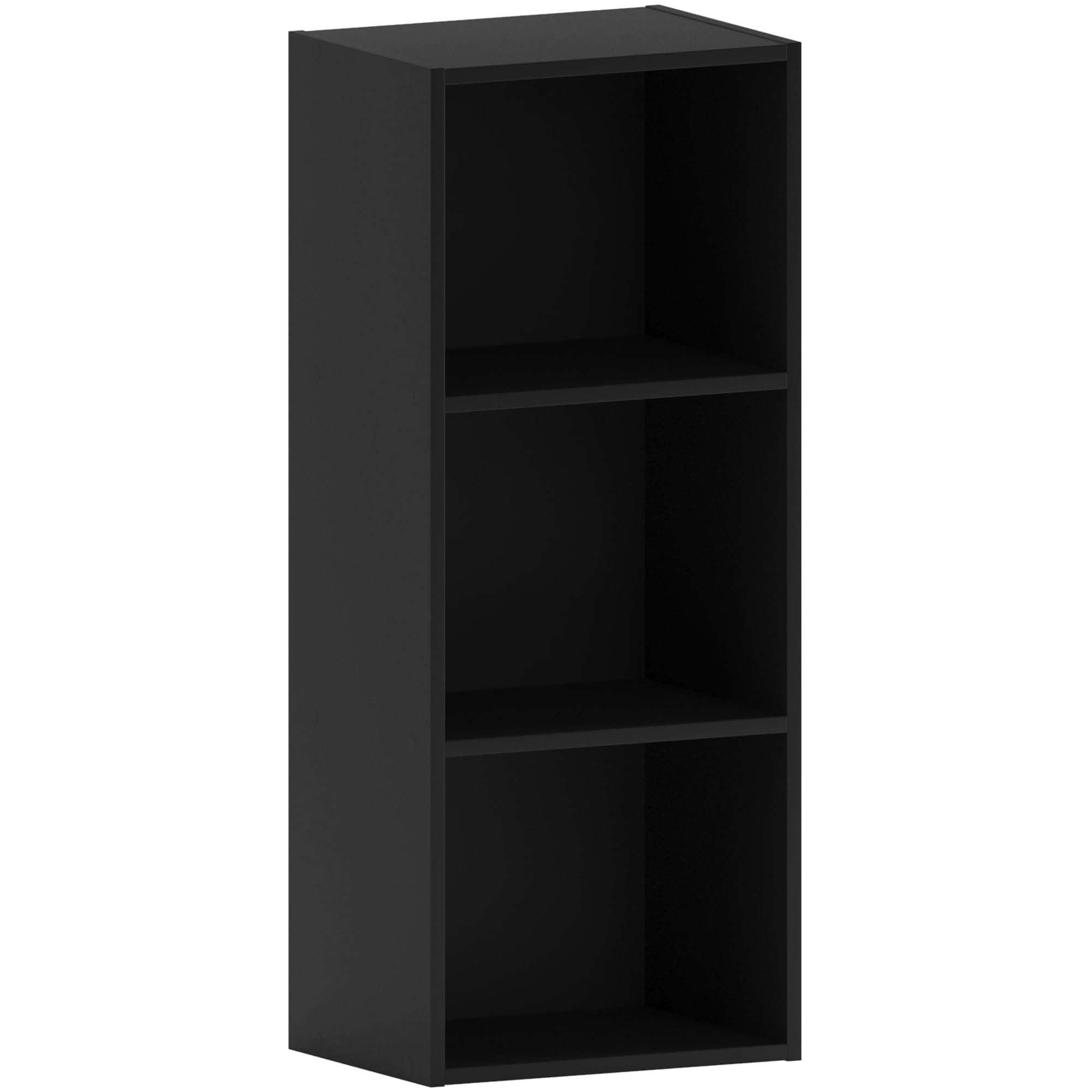 Vida Designs Oxford 3 Tier Cube Bookcase, Black Wooden Shelving Display Storage Unit Office Living Room Furniture on Amazon.ae - Price Tracker