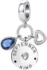 OutstandLong January-December 12 Months Colors Birthstone Happy Birthday Charm Compatible with Pandora Charms Bracelets - Best Deal Finder