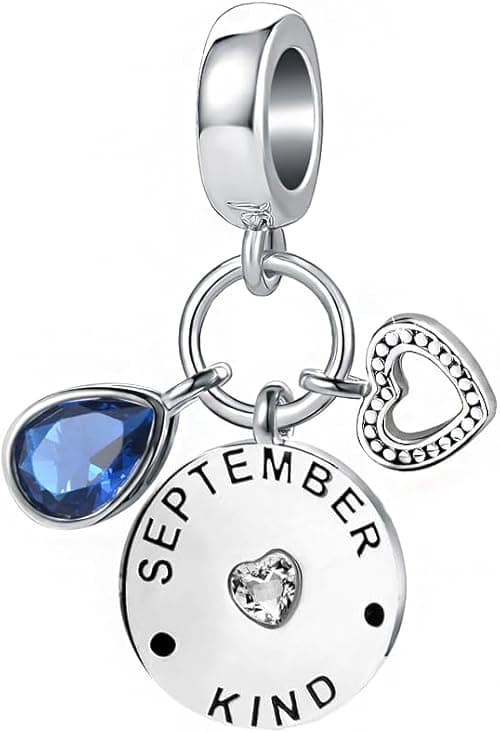 OutstandLong January-December 12 Months Colors Birthstone Happy Birthday Charm Compatible with Pandora Charms Bracelets on Amazon.ae - Price Tracker