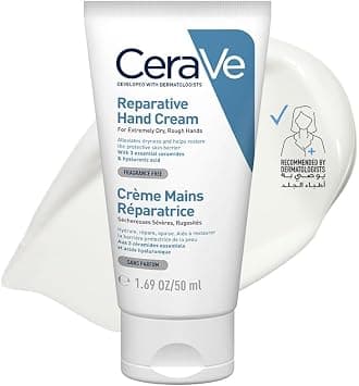 Cerave Therapeutic Hand Cream for Dry Cracked Hands With Hyaluronic Acid 50ml on Amazon.ae - Price Tracker