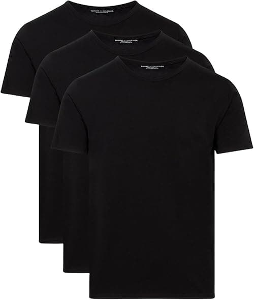 Tommy Hilfiger mens Stretch Cn Tee Ss 3Pack Underwear Tops on Amazon.ae - Price Tracker
