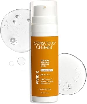 Conscious Chemist® Dull Skin, Dark Circles & Fine Lines Treatment 10% Vitamin C Face Serum | For Glowing Skin Tested Oily With Ferulic Acid, Ethyl Ascorbic Acid Pha All Types - Best Deal Finder