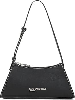 KARL LAGERFELD Womens metal logo sm shoulder bag - Best Deal Finder