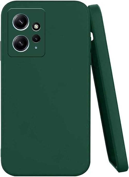 Soft Matte Back Cover for Redmi Mi Note 12 4G [Matte Soft Silicon Flexible] Camera Bump Protection All Side Shock Proof Rubberised Back Case Cover for Redmi Mi Note 12 4G (Green) على Amazon.ae - متتبع الأسعار