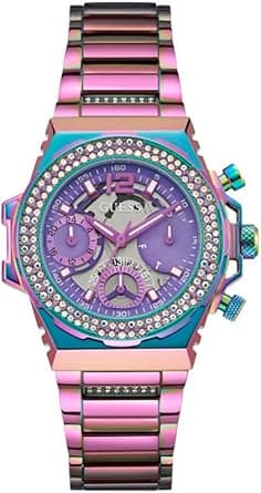 GUESS Iridescent Crystal Cut-Through Multifunction Watch on Amazon.ae - Price Tracker