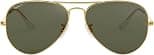 Ray-Ban Unisex RB Classic Aviator 0RB3025 Sunglasses, Color Black on Black, Size 55 mm - متتبع أسعار Amazon.sa