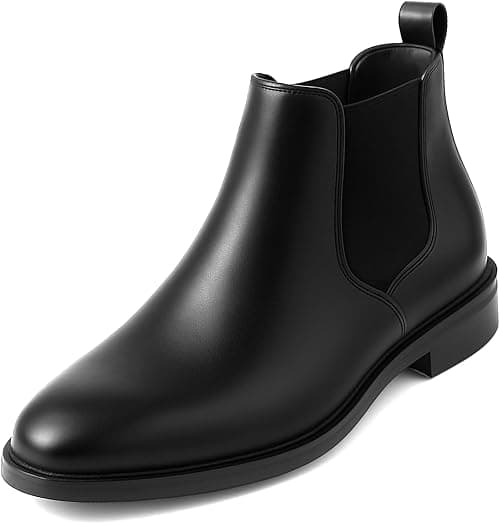 Kraasa Men's Slip On Fashion Chelsea Boots | High Tops, Soft Cushioned Insole, Comfortable Fit, Trendy, Stylish Boots على Amazon.ae - متتبع الأسعار