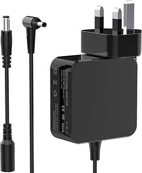 Shefor 65W Charger Compatible with ASUS VivoBook & ZenBook, 19V 3.42A | 4.0×1.35mm Connector, Includes 5.5×2.5mm Adapter Cable على Amazon.ae - متتبع الأسعار