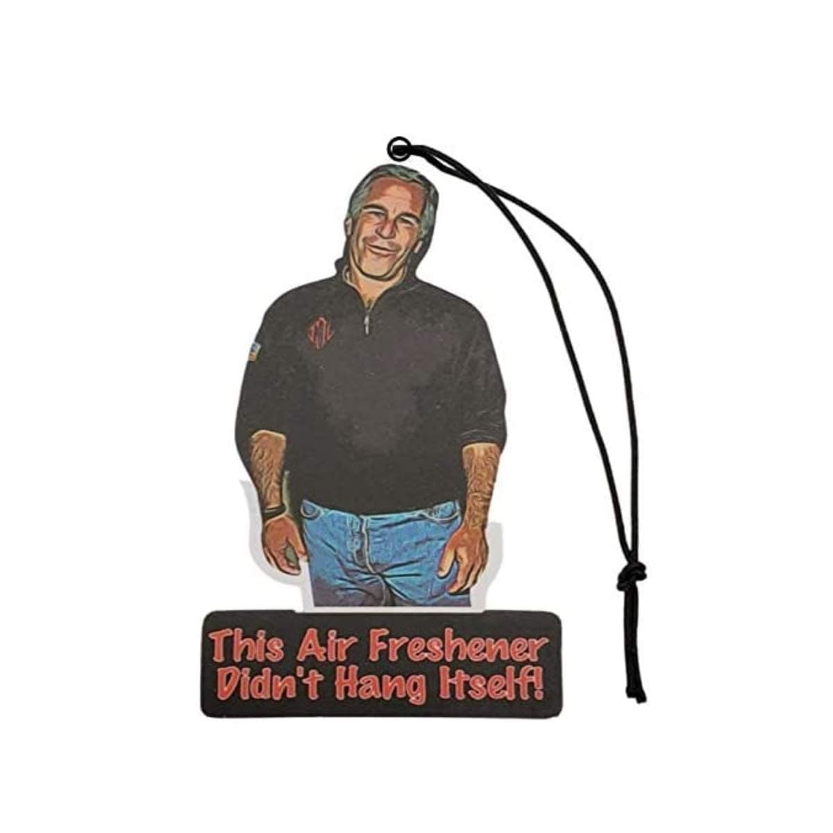 Jeffrey Epstein Air Freshener - This Air Freshener Didn't Hang Itself! - Funny & Cool Car Accessories for Men and Women - Car Hanging Interior Fragrance Decor - Conspiracy Theory (1 Pack) on Amazon.ae - Price Tracker