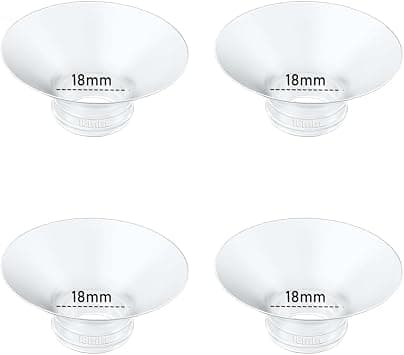 Flange Insert 4PCS 18mm Compatible with Momcozy M9/M6/M5/S12 Pro/V1 Pro/V2 pro, Spectra/Medela/Elvie/NCVI/TSRETE/eufy/Lansinoh/Paruu/MomMed Breast Pump 24mm Shields/Flanges (4pcs-18mm) on Amazon.ae - Price Tracker