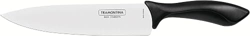 Tramontina Affilata 8 Inches Chef Knife with Stainless Steel Blade and Black Polypropylene Handle على Amazon.ae - متتبع الأسعار