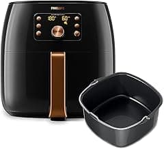 Philips XXL Airfryer - 2225W, 7.3L, 1.4KGs, Smart Sensing Technology, Rapid Air Technology, Black/Copper - HD9863/91 - Amazon.ae Price Tracker
