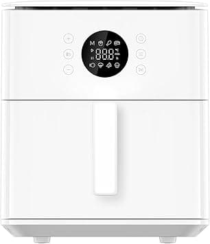 Xiaomi Air Fryer 6.5L, 1700W Large Capacity Air Fryer, 360° Hot Air Circulation, Low-Oil Healthy Cooking, 7 Preset Programs, Easy Clean, White on Amazon.ae - Price Tracker