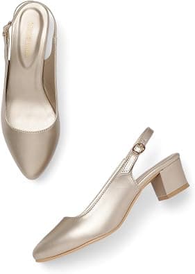 Marc Loire Women's Pointed Toe Block Heel Pumps for Office, Party and Formal Occasions on Amazon.ae - Price Tracker