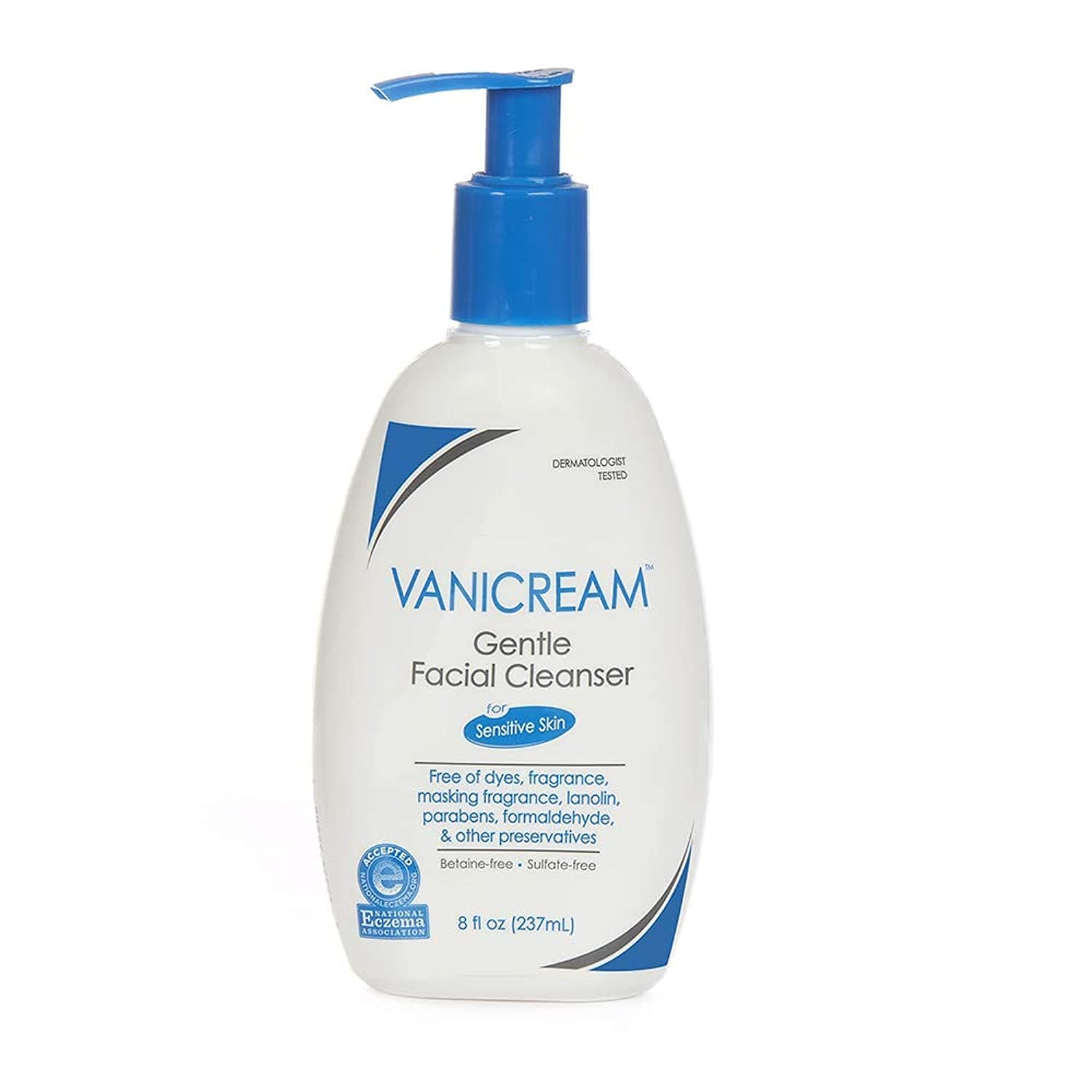 Vanicream Gentle Facial Cleanser for sensitive skin with pump dispenser - dye free, fragrance free, preservative free - oil free and non comedogenic - dermatologist d - 8 ounce on Amazon.ae - Price Tracker