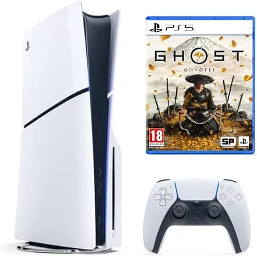 Sony PlayStation 5 Slim Disc Console + Ghost Of Yotei - International Version على Amazon.ae - متتبع الأسعار