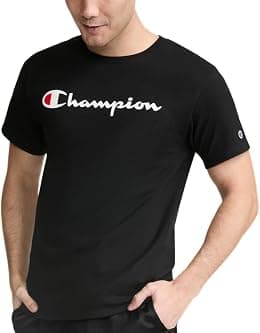 Champion mens Classic Graphic Tee, Big C Logo T-Shirt - Best Deal Finder
