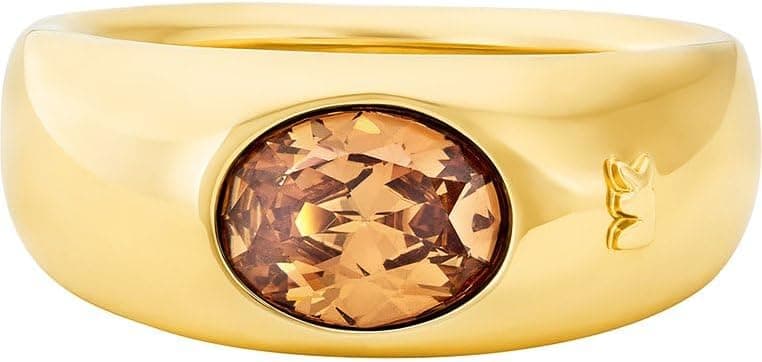 Michael Kors Women's Brass Signet Rings - Best Deal Finder