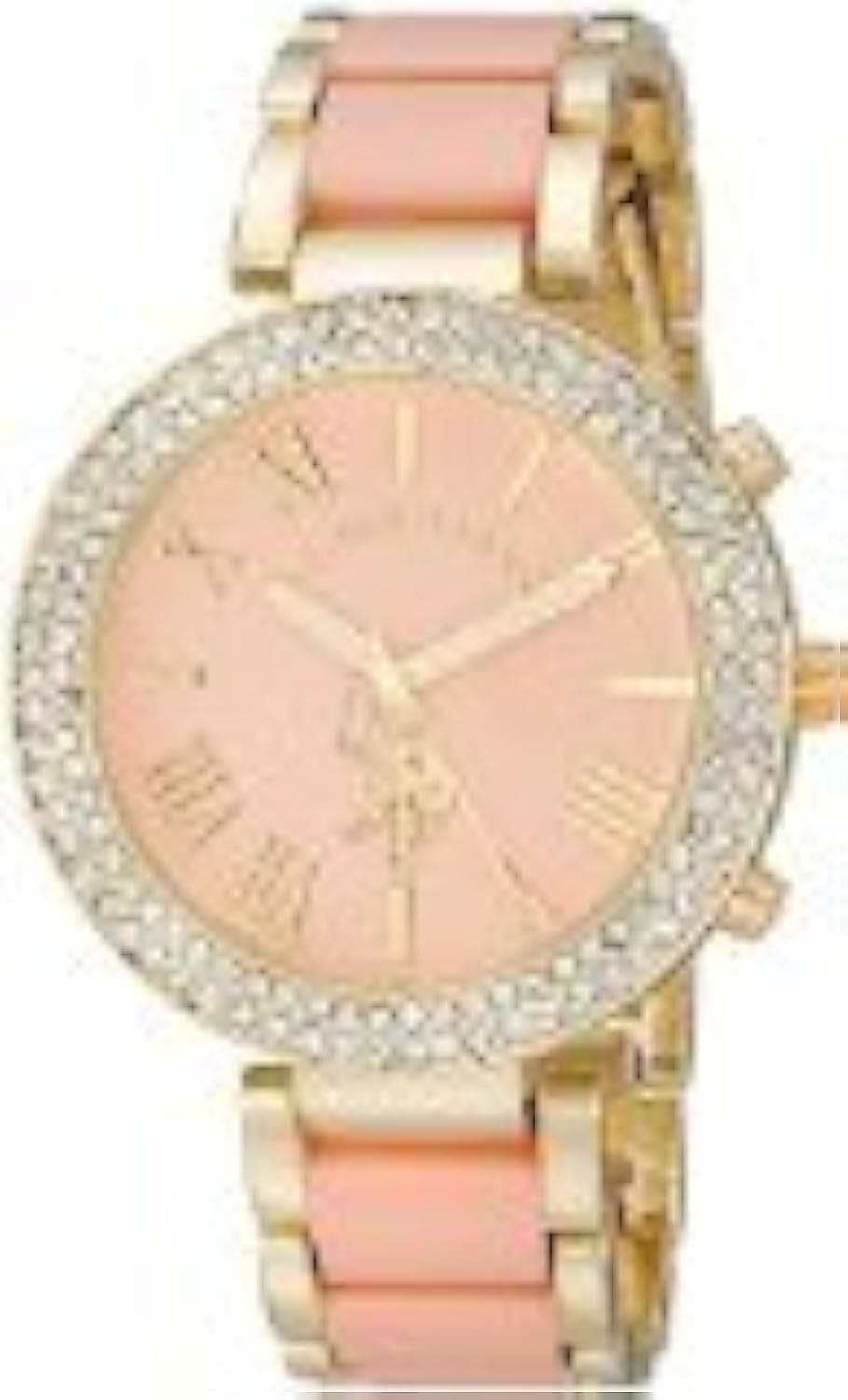 U.S. POLO ASSN. Women's Pink Dial Alloy Band Watch - USC40063 on Amazon.ae - Price Tracker