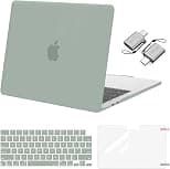 MOSISO Compatible with MacBook Air 13 inch Case 2025 2024 2023 2022 M4 A3240 M3 A3113 M2 A2681, Plastic Hard Shell&Keyboard Cover&Screen Film&Type C for MacBook Air 13.6 inch Case, Antique Green - Best Deal Finder